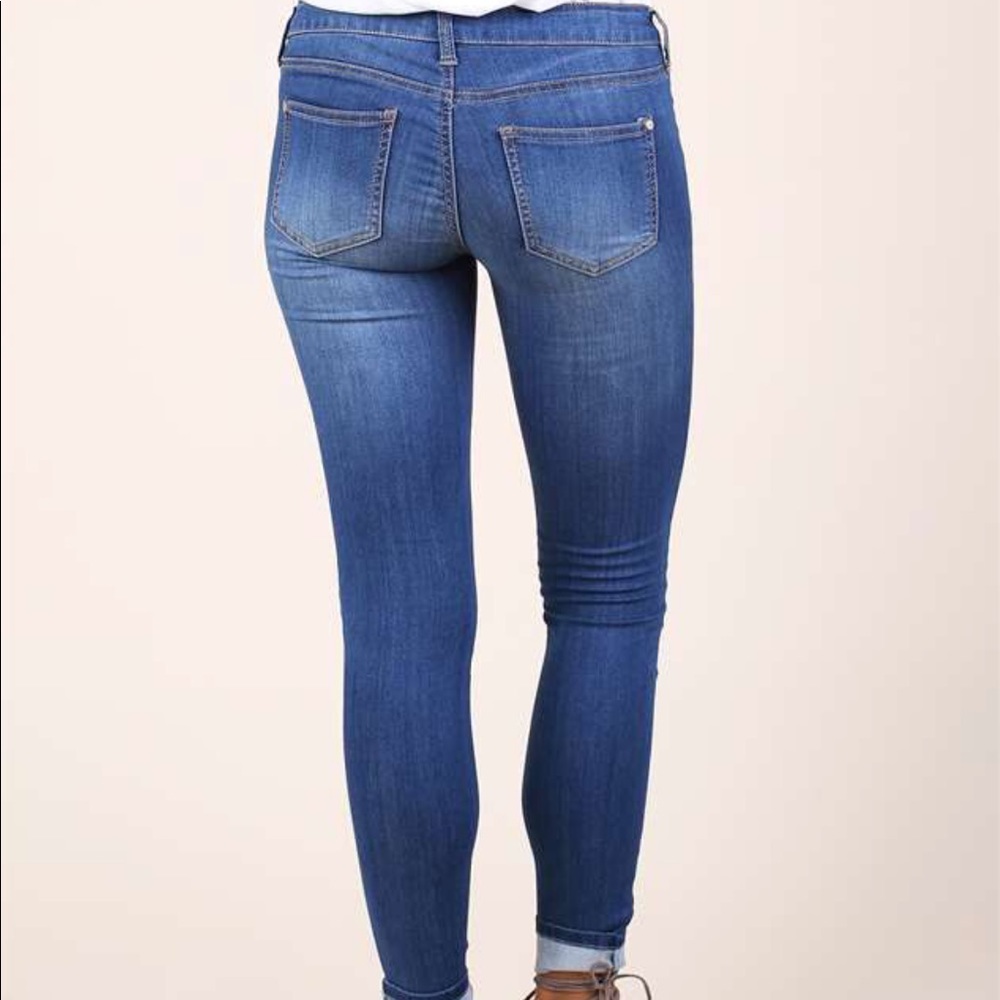 Altar’d State Ripped Blue Jeans - Picture 2 of 10